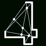 创意线性数字4