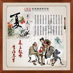 夏季养生展板