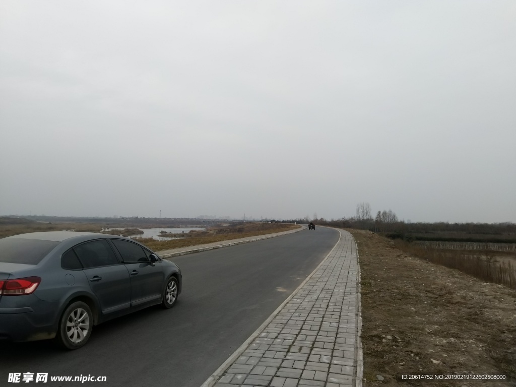 美丽的乡村道路风景
