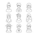 矢量人物头像