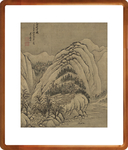 杨晋仿古山水十二开12