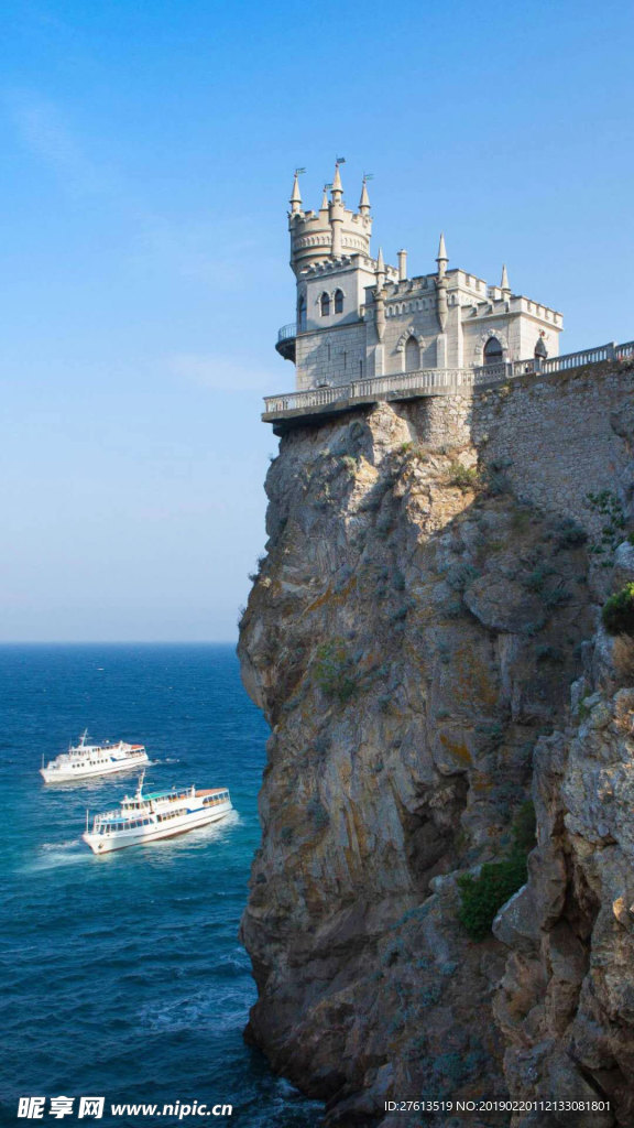 坚固的海滨城堡图片