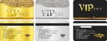 金色银色黑色高端vip会员卡