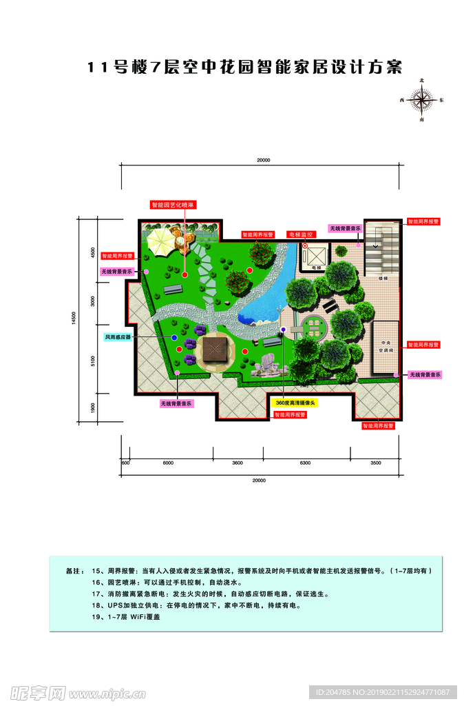 彩色户型图