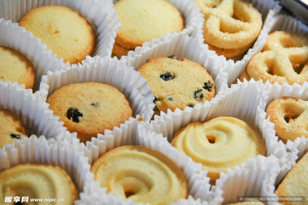 美味的曲奇饼干图片