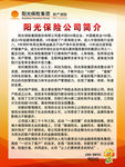 阳光保险 公司牌 简介