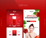 鲜果饮品类网页设计