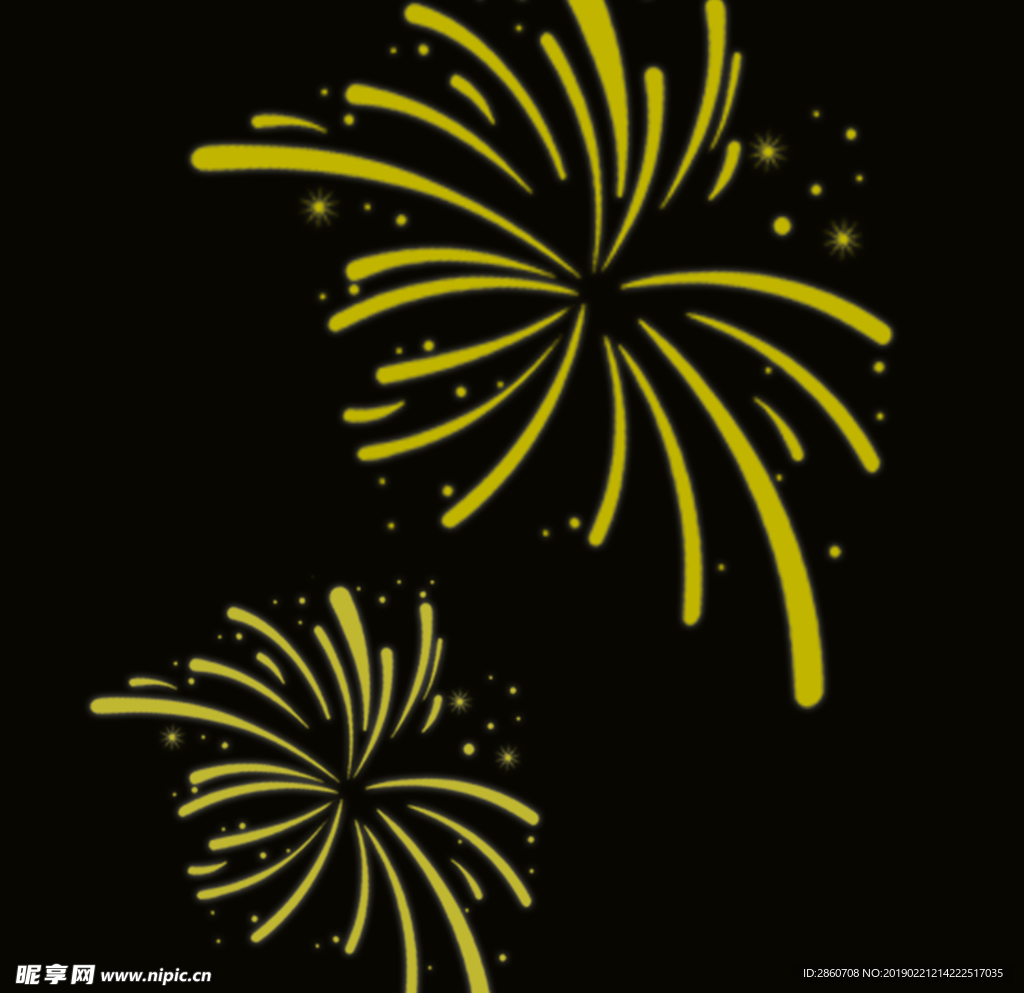 美丽烟花