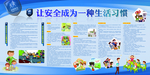 校园安全展板
