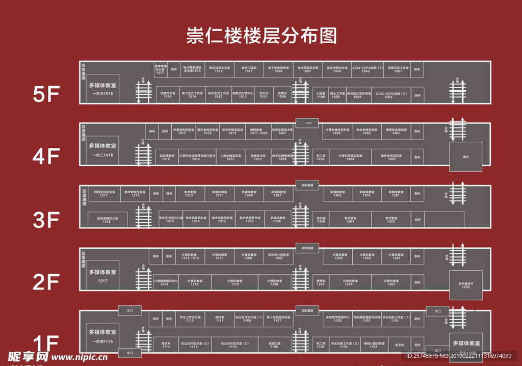 楼层分布图