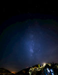 浪漫夜空灯光