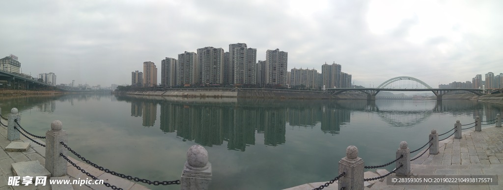 张家界大桥  澧水河  全景