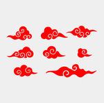 祥云 一朵祥云 祥云底纹