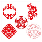 祥云 一朵祥云 祥云底纹