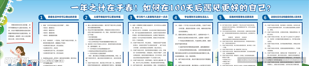 100天宣传栏