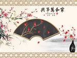 新中式背景墙