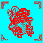 篮子剪纸