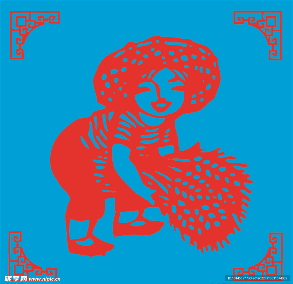 丰收剪纸