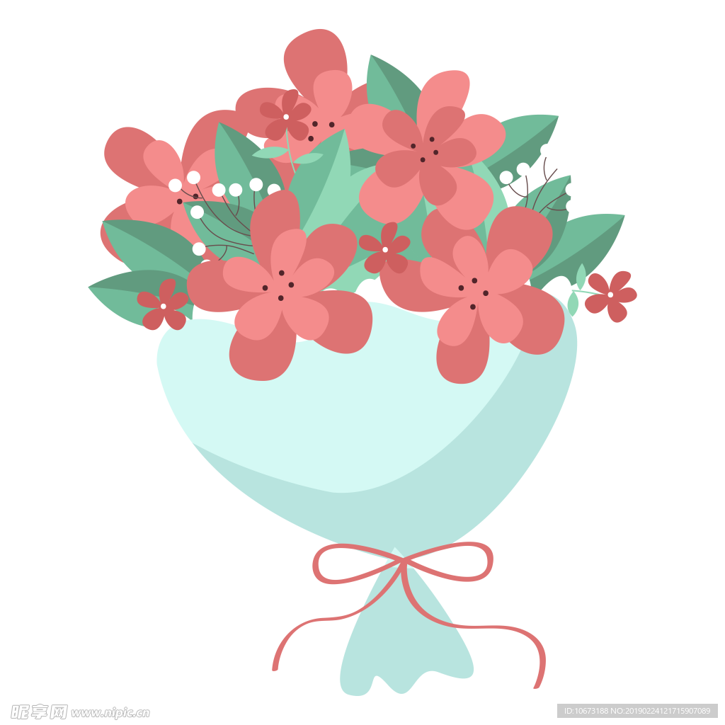 卡通花束图片