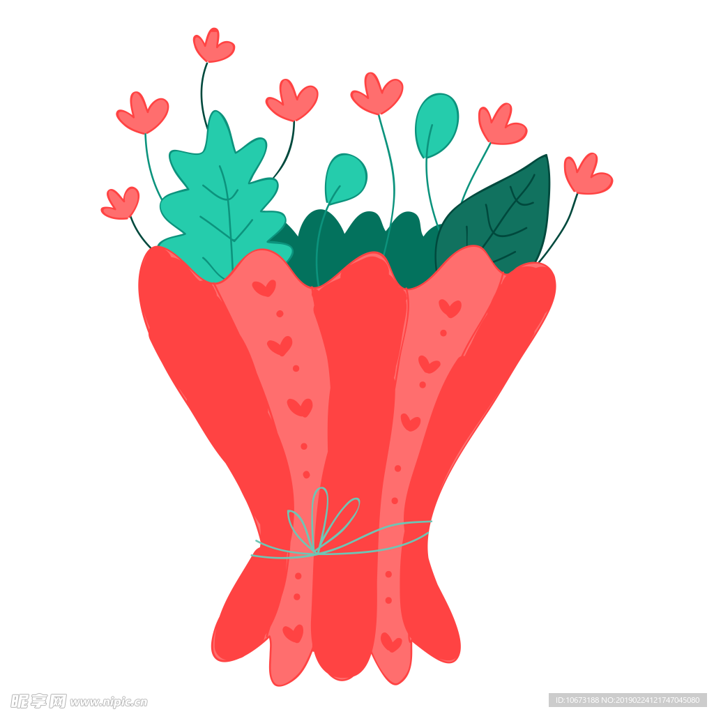 卡通花束图片