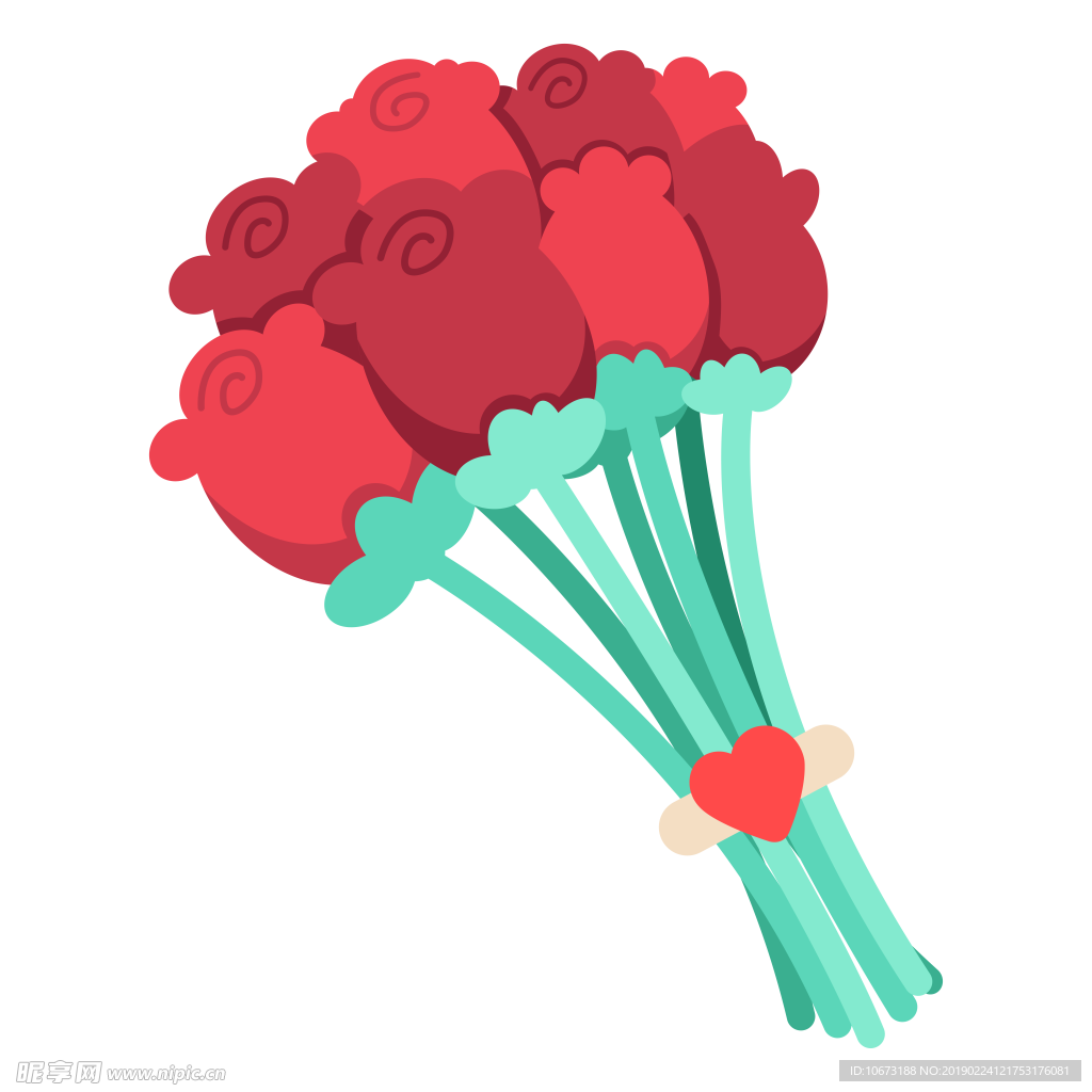 卡通花束图片