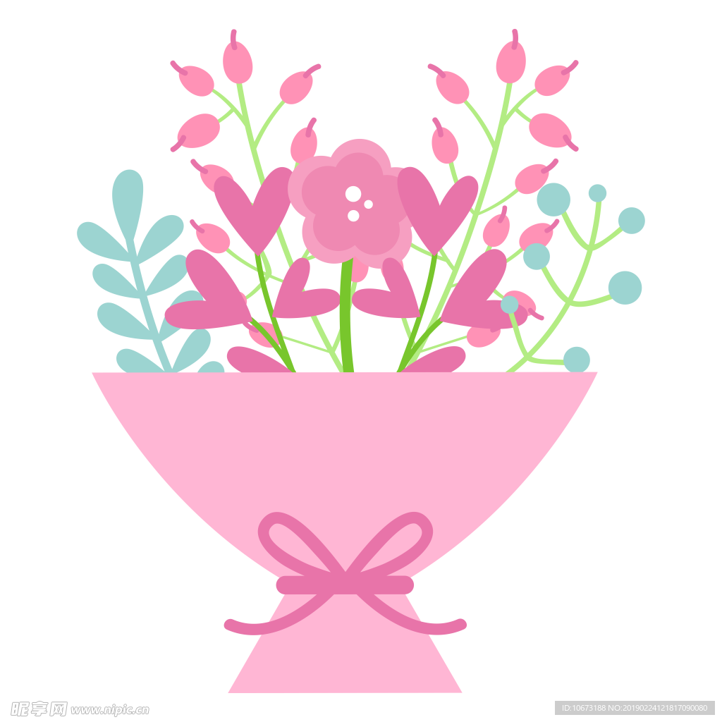 卡通花束图片