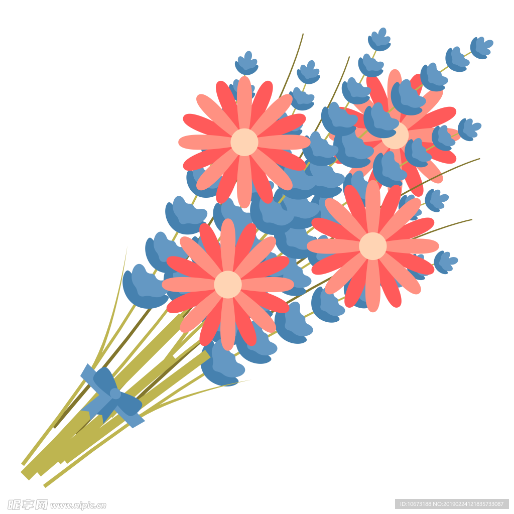 卡通花束图片