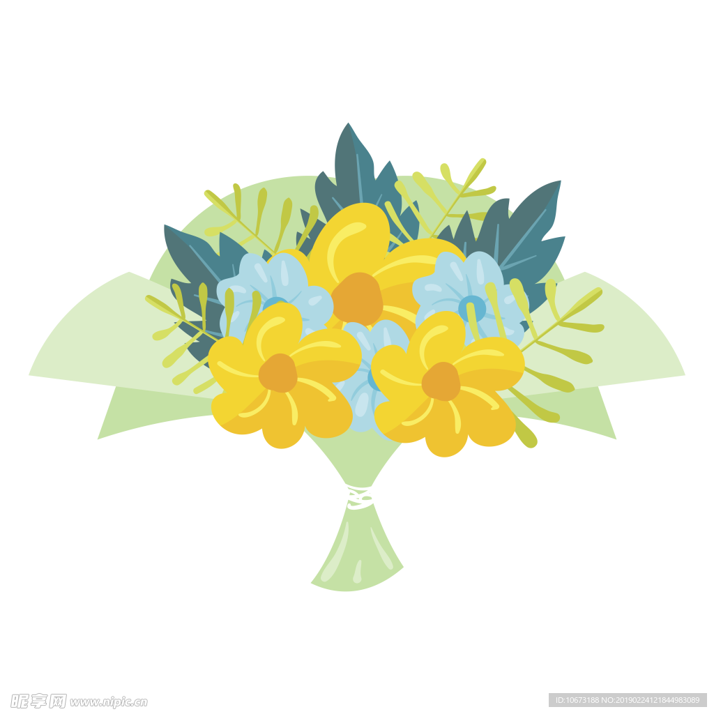 卡通花束图片
