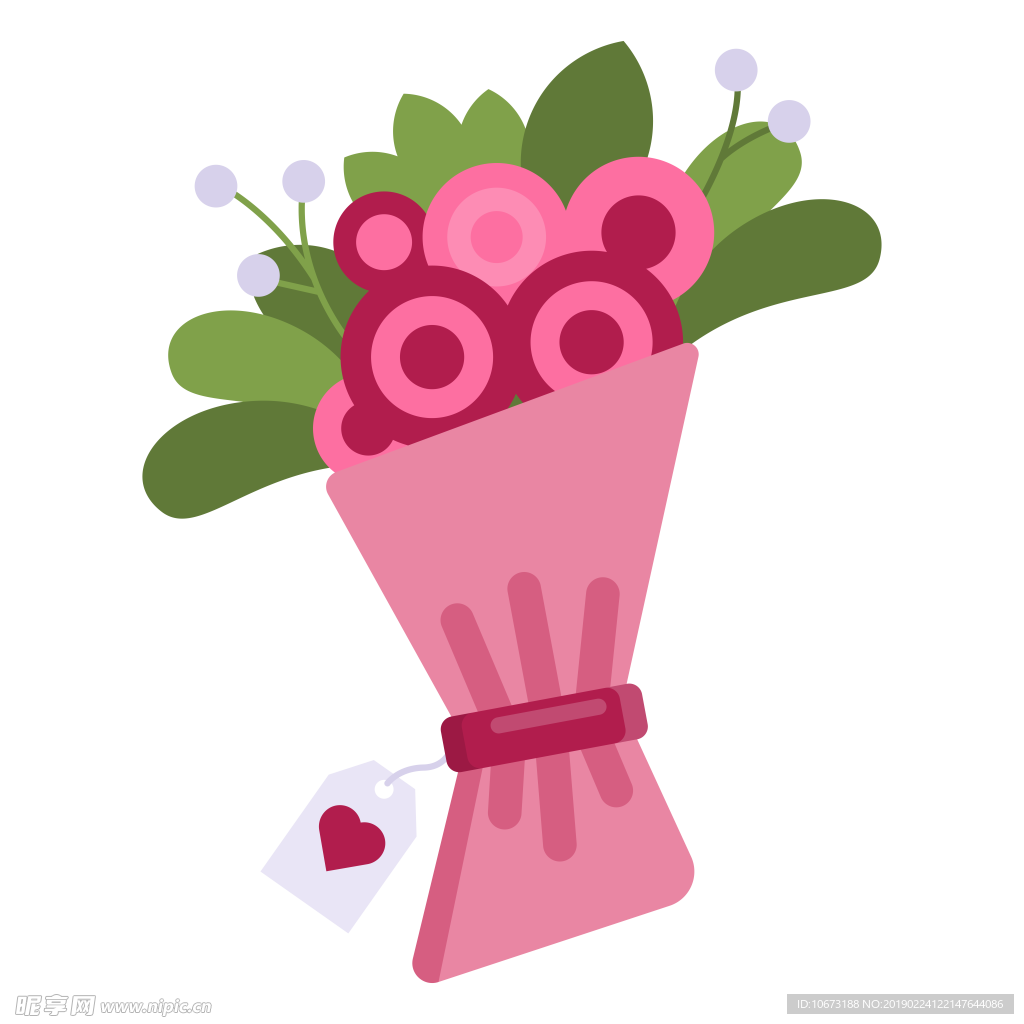卡通花束图片