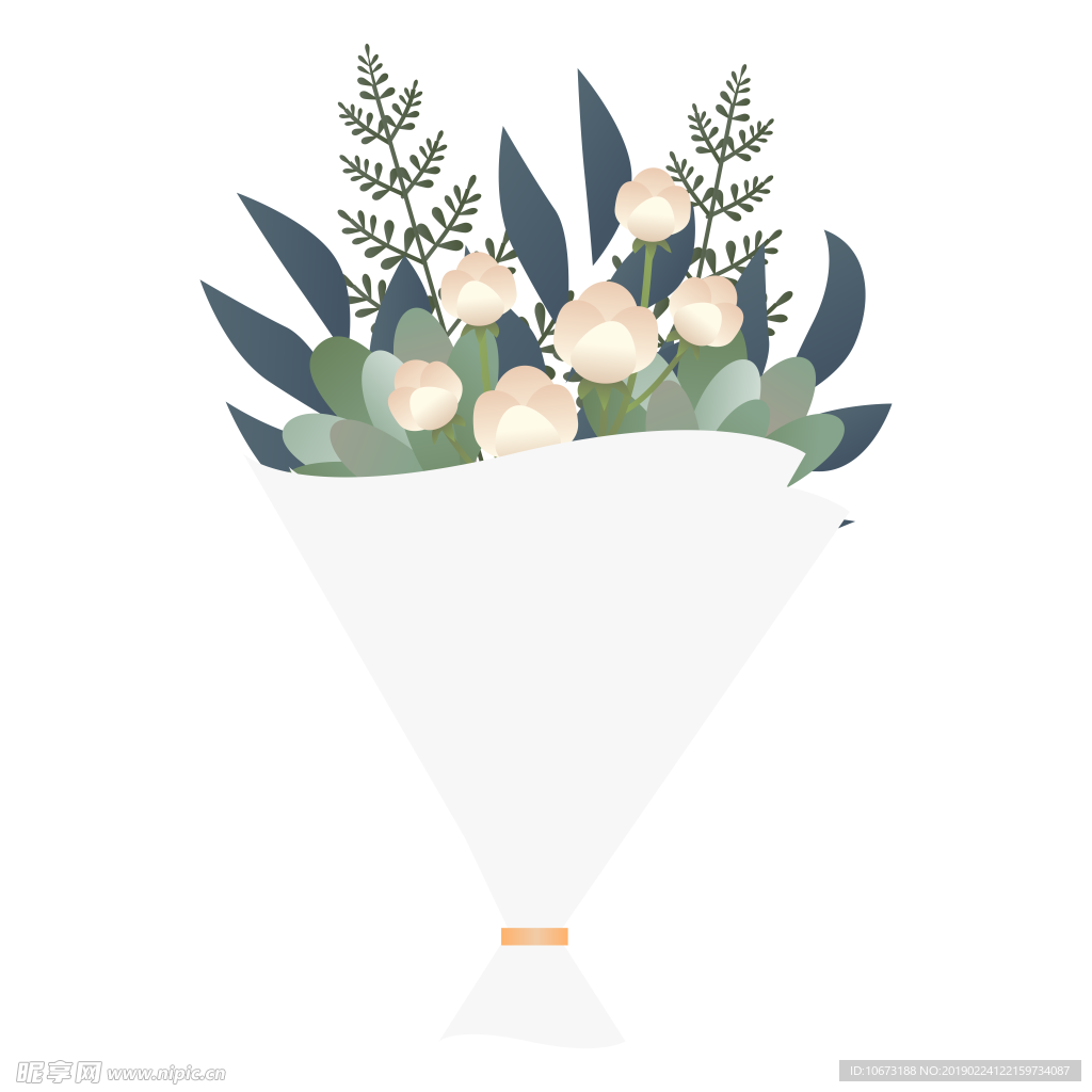 卡通花束图片