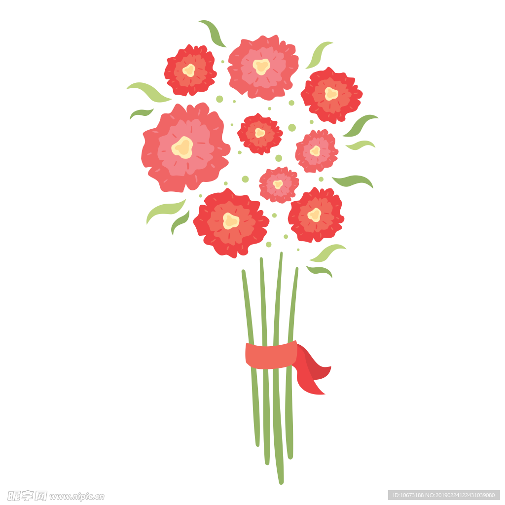 卡通花束图片