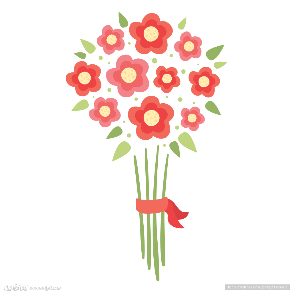 卡通花束图片