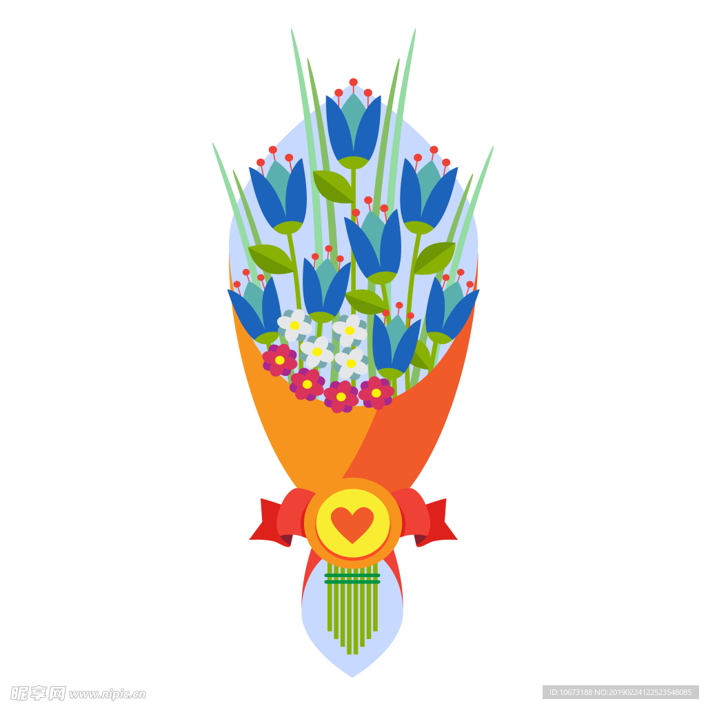 卡通花束图片