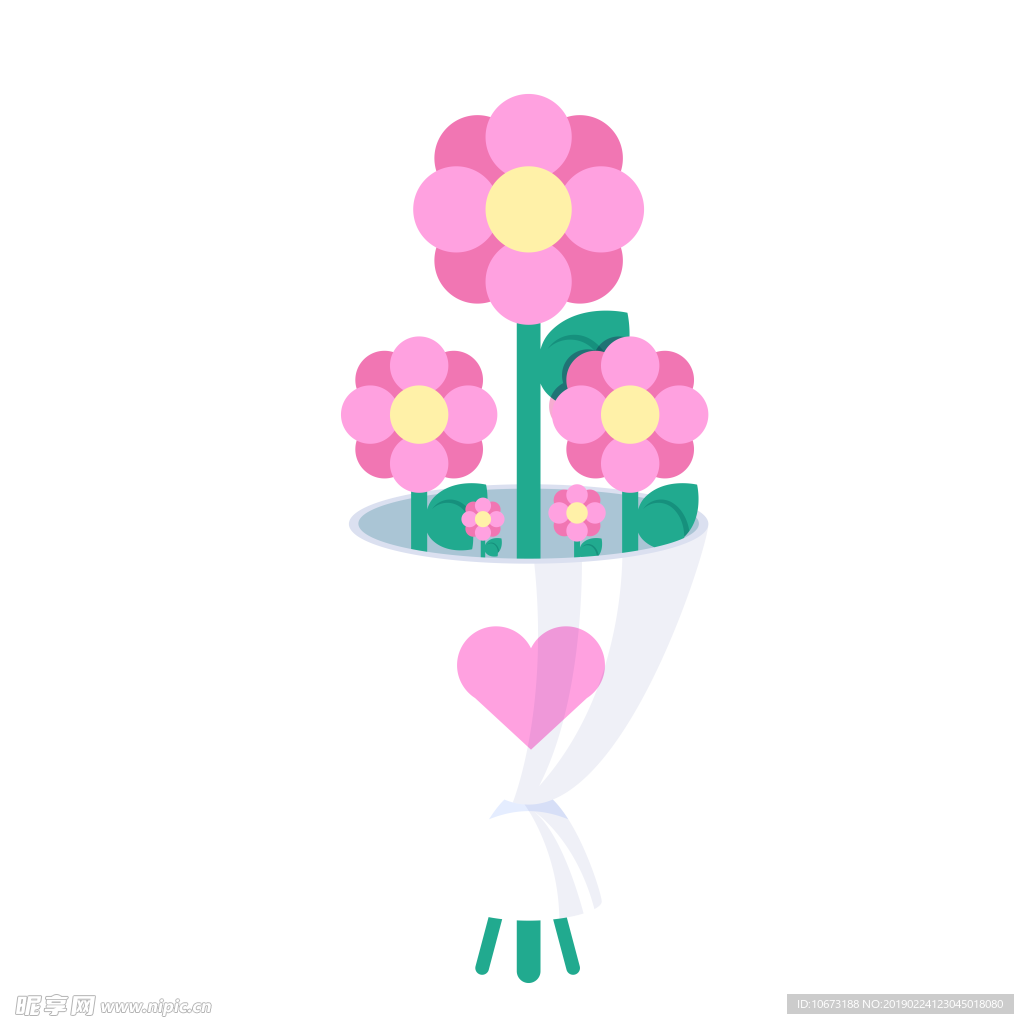 卡通花束图片