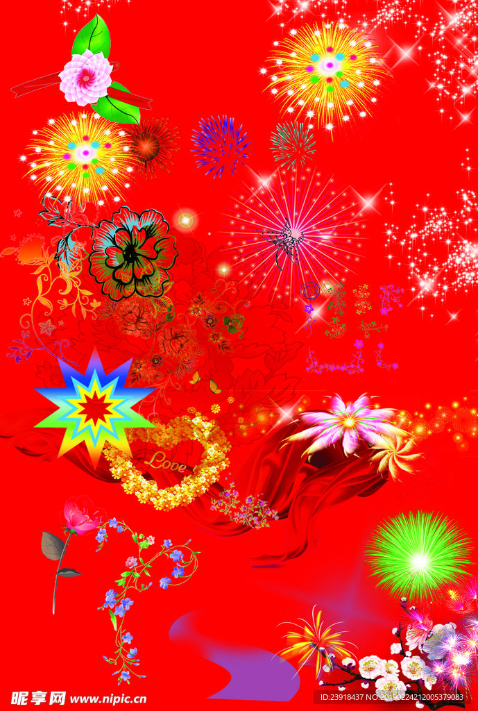 烟花素材