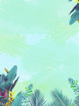绿叶背景