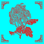 菊花剪纸