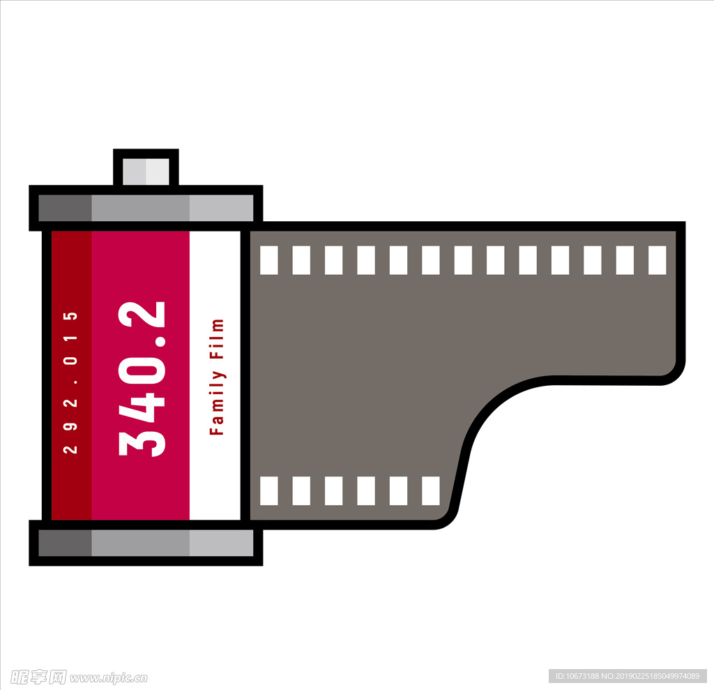 矢量胶卷图片