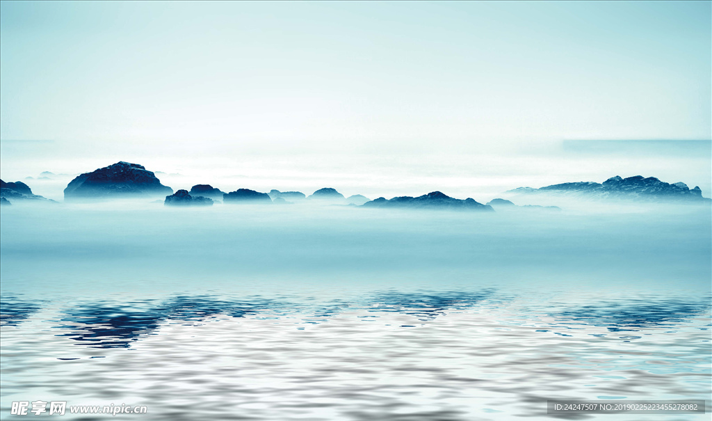 抽象山水