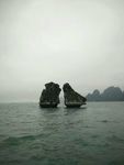海上奇石图片