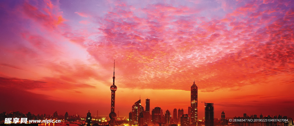 夕阳晚霞图片