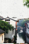 古镇古建筑旅游素材