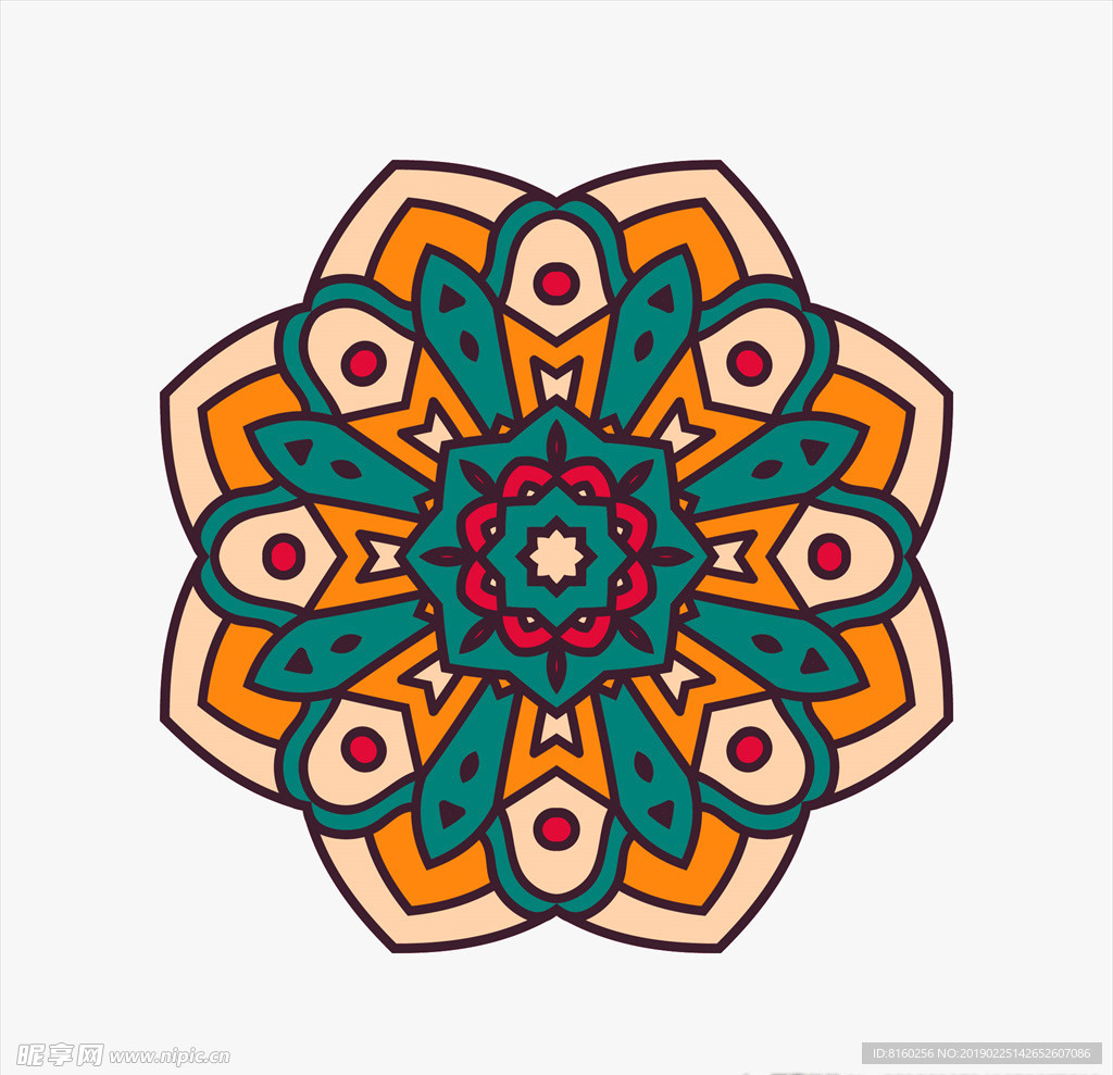 传统边框花纹