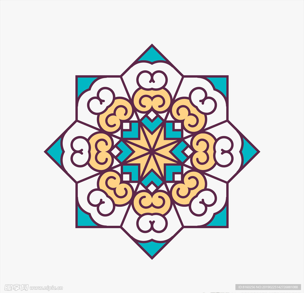 传统边框花纹
