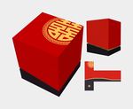 武藏礼盒包装展开图包含效果图