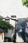 古建筑广告背景