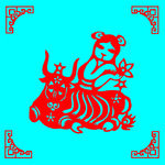 金牛座剪纸