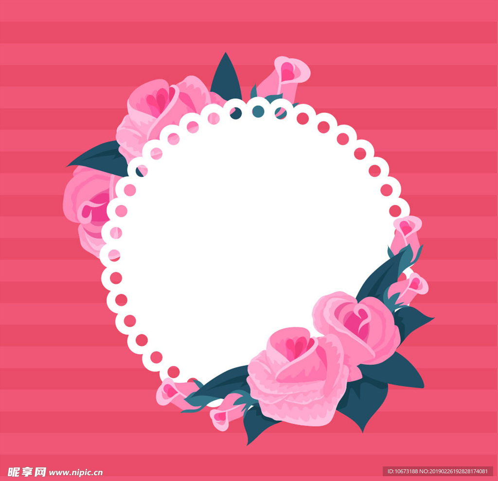 矢量玫瑰花