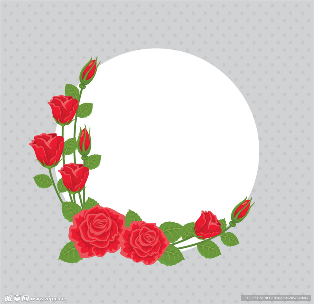 矢量玫瑰花