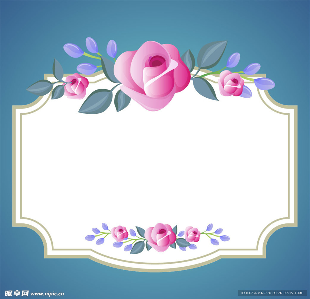 矢量玫瑰花